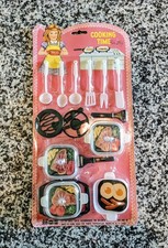 VTG "Cooking Time" Plastic Toy Kitchen Set 70's Toy New Sealed