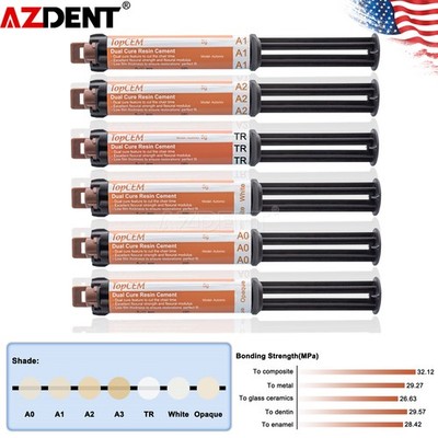 Dental Automix Dual-Cure Core Build Up Resin Cement Self Cure Dental Material