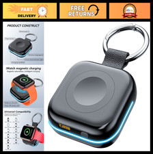 Portable Wireless Charger for Apple Watch - 1200mAh Power Bank Keychain Accessor