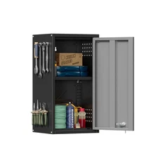 Wall Mount Hanging Medicine Cabinet Garage Wall Tool Box Storage Shelf Organizer