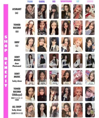 IVE [Be Alright] Store Benefit Lucky draw Shibuya limited official
