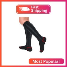 FULLSOFT Compression Socks for Women  Men 30-40 mmHg Graduated Knee High Circul