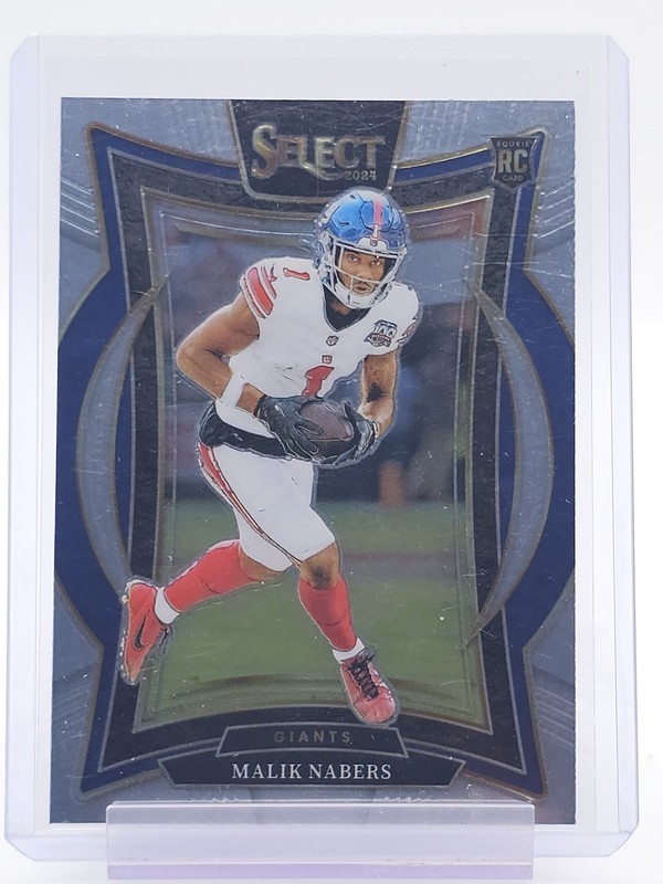 MALIK NABERS 2024 SELECT CONCOURSE ROOKIE #29 FOOTBALL NEW YORK GIANTS Q7183