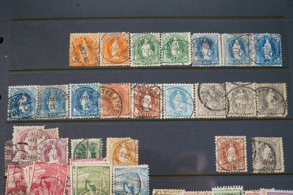 ШВЕЙЦАРСКАЯ КОЛЛЕКЦИЯ ИЗ 2300+ МАРОК КАК НОВЫЕ И ИСПОЛЬЗОВАННЫЕ НА ФОНДОВЫХ СТРАНИЦАХ В АЛЬБОМЕ - Изображение 4 из 4