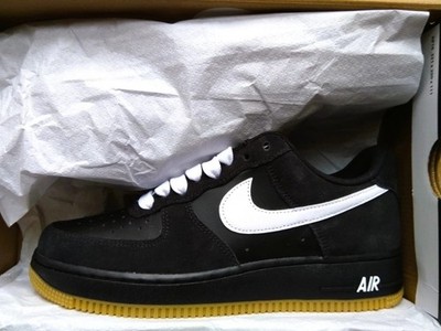 New Nike air force 1 '07 LVB (black/white-gum lt brown) EUR 41 IB6388 001