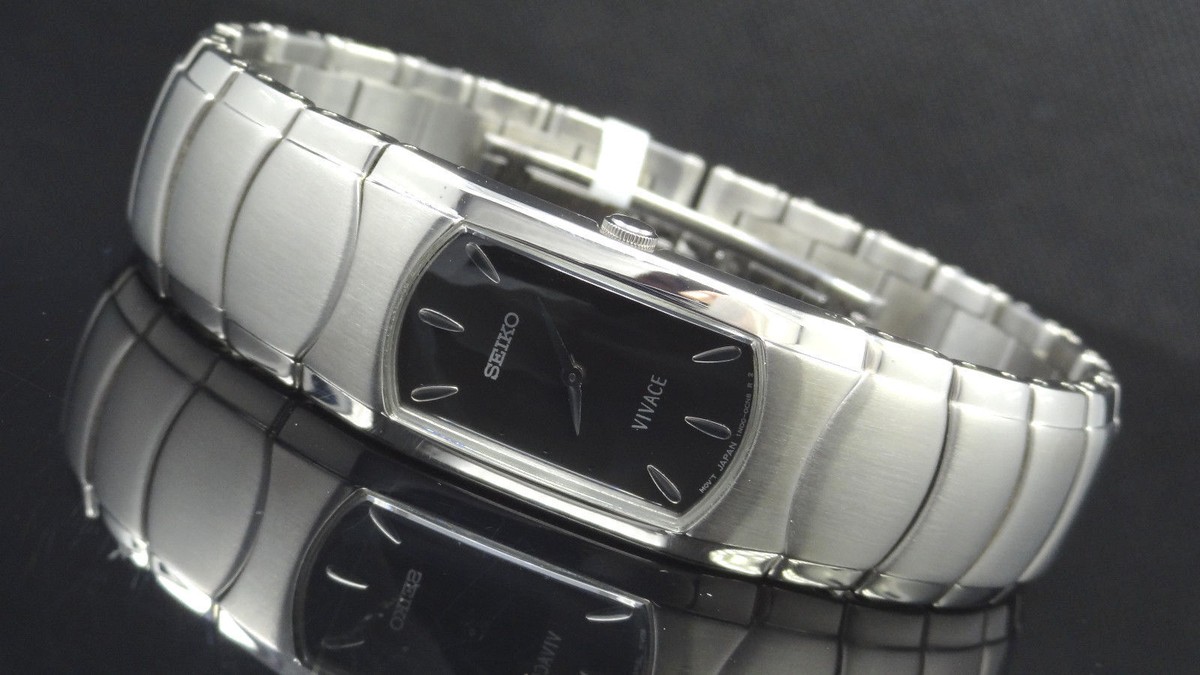 Seiko Vivace Women's Black Watch - SUJ227 for sale online | eBay