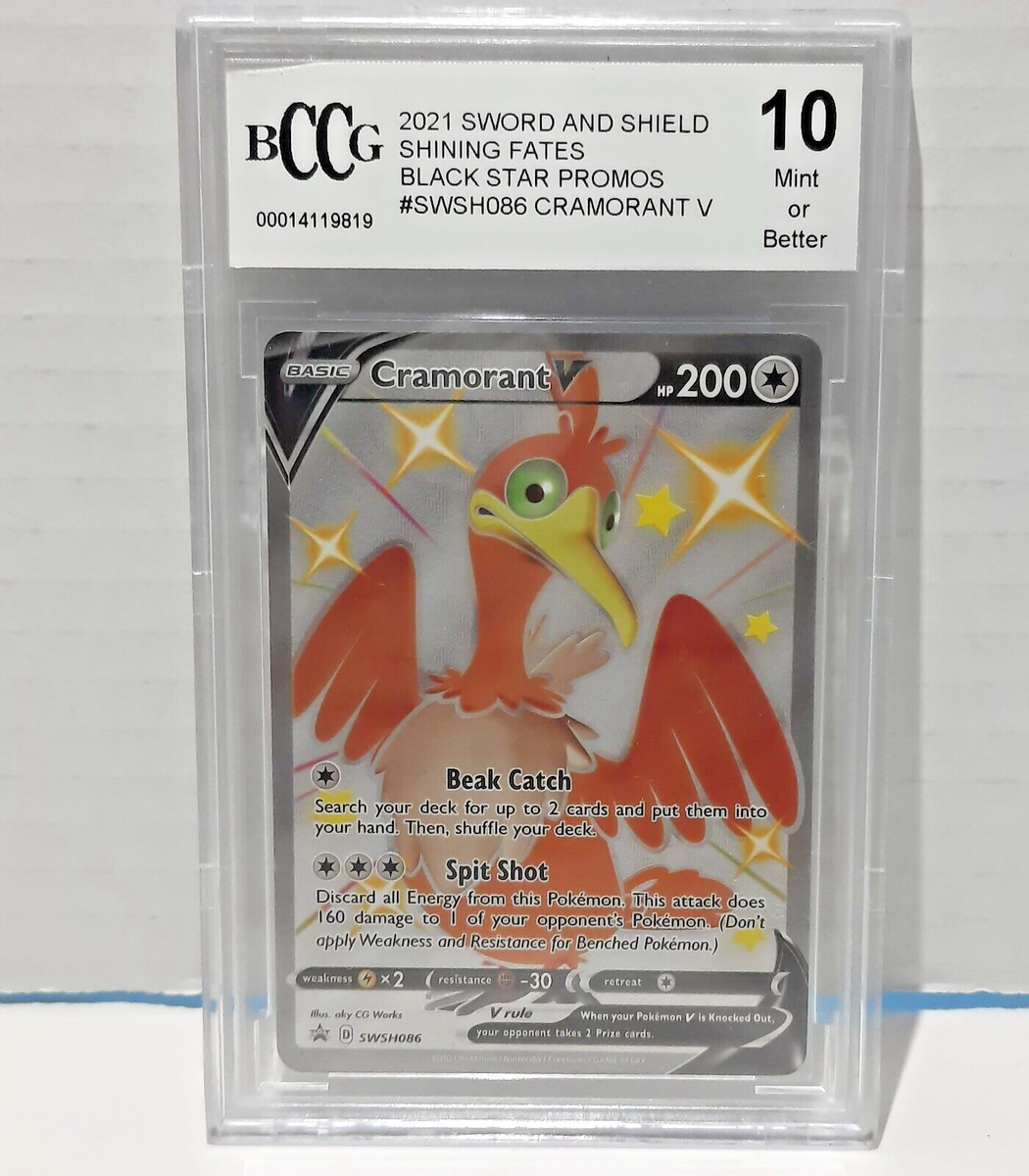 2021 BCCG 10 CRAMORANT V Pokémon Sword &Shield Shining Fates 2021 BCCG 10 CRAMORANT V Pokémon Sword &Shield Shining Fates