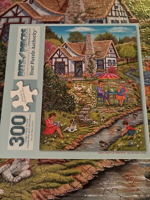 Bits and Pieces 300 large piece puzzle  Lazy Days Of Summer   Complete