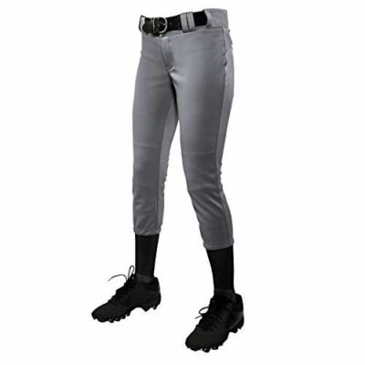 CHAMPRO Tournament Women's Traditional Low-Rise Pant Grey Women's