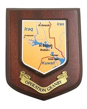 Operation Granby Military Wall Plaque UK Hand Made for MOD