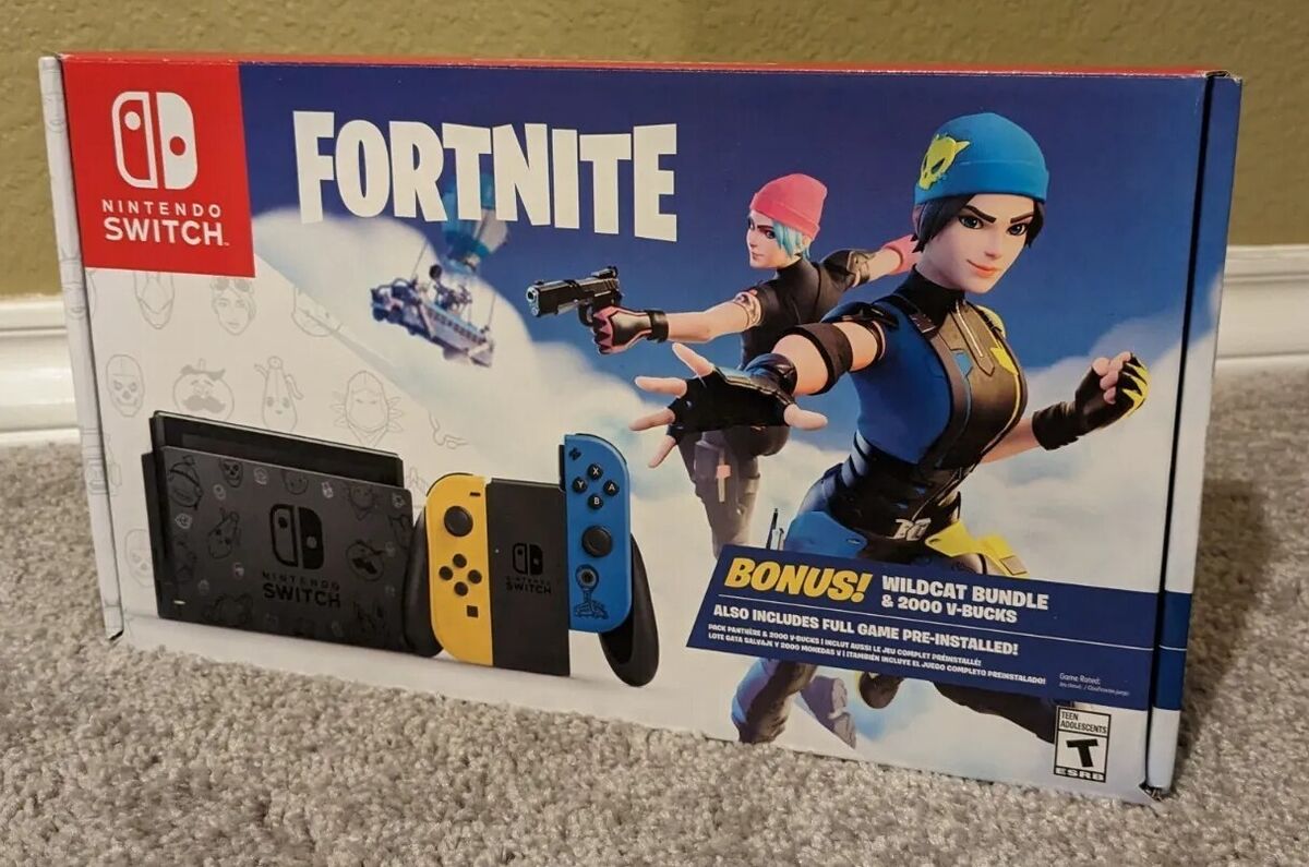 Nintendo Switch Console [ Fortnite Wildcat Bundle Limited Nintendo Switch Console [ Fortnite Wildcat Bundle Limited