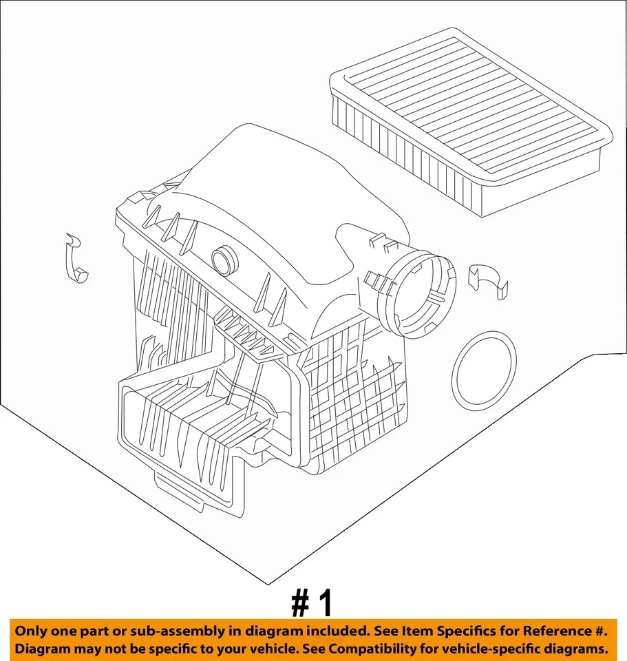 Conjunto de filtro de aire usado se adapta a: BMW 745I grado A 2004 Foto 3 de 4
