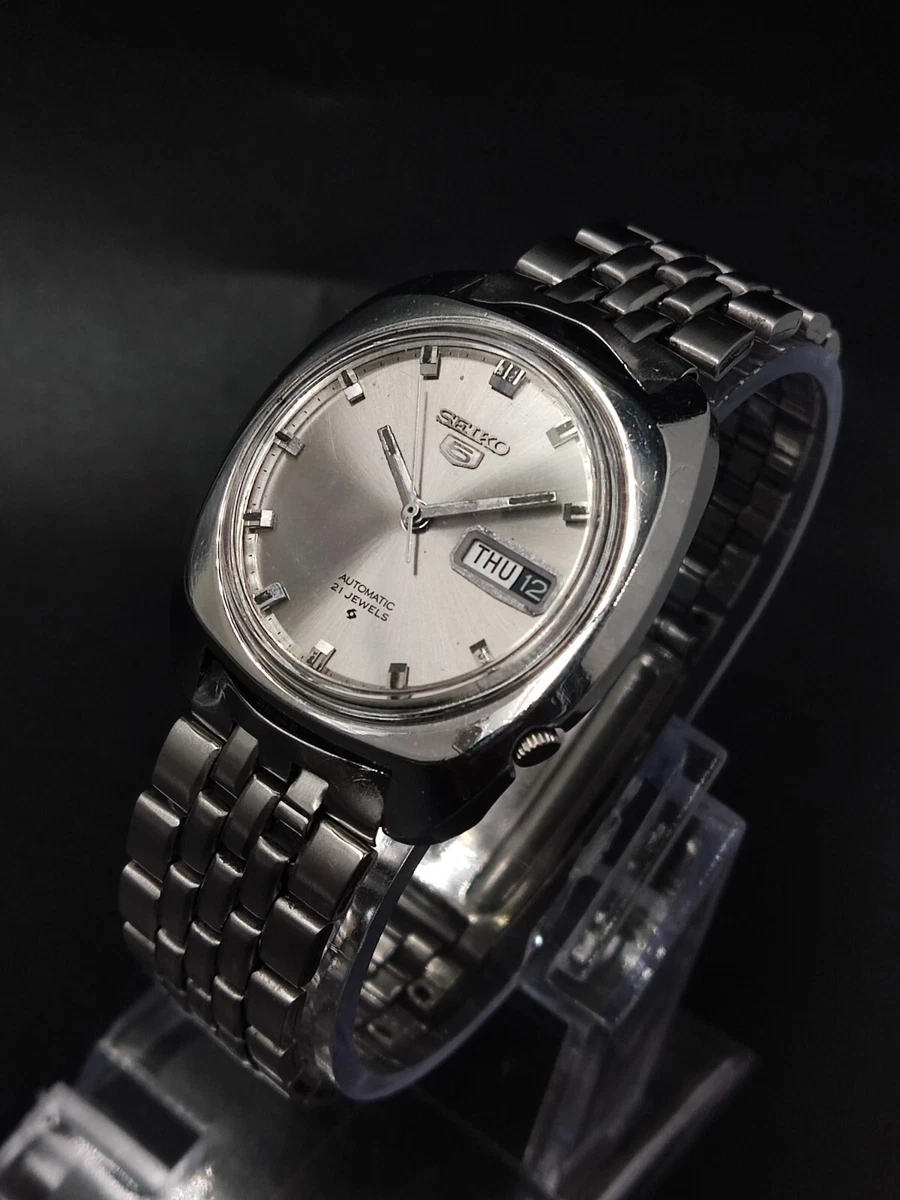 Vintage Seiko 5 Automatic Movement 6119 7100 Japan Made Men s