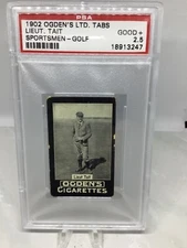 1902 Ogden Tabs Golfers Lieut. Tait PSA 2.5