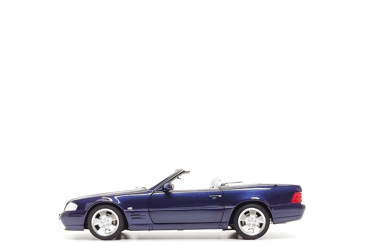 Norev 1:18 Mercedes-Benz SL 500 (R129) in Azure Blue (Dealer