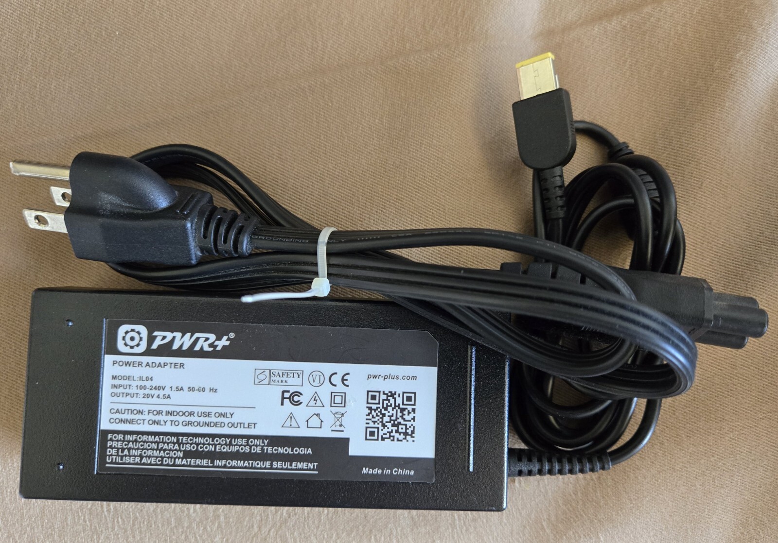PWR+ 90W Laptop Car Charger 20V 4.5A Lenovo Thinkpad Power A