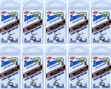 (10) Packs Zoneloc Wide Gap Octopus Fish Hooks Size #6 ZL720BN-6 Brand New