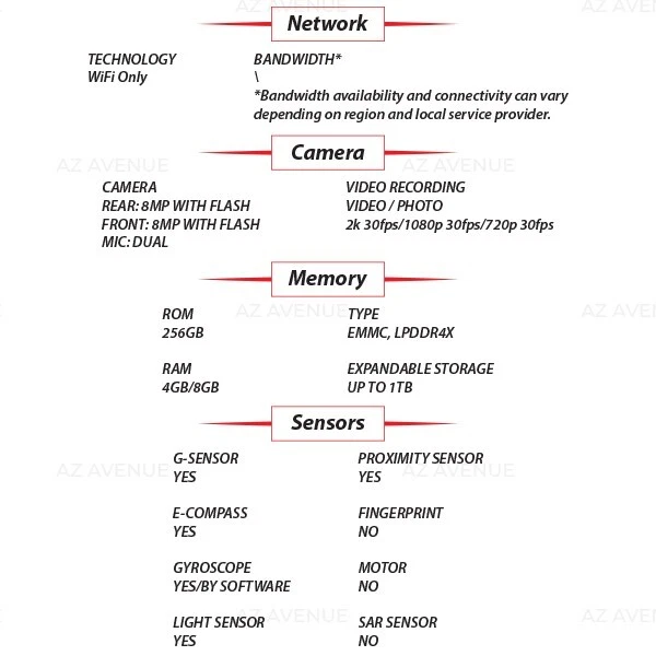 NEW Infinix Xpad GOLD 8GB+256GB Octa Core Fast Charge Android PC Tablet (LTE) - Bild 4 von 4