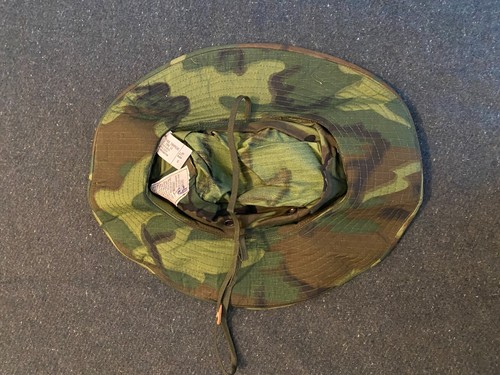 Original US Army Military Vietnam era ERDL Ripstop Jungle Boonie Hat 6 7/8 1969 - Picture 3 of 5
