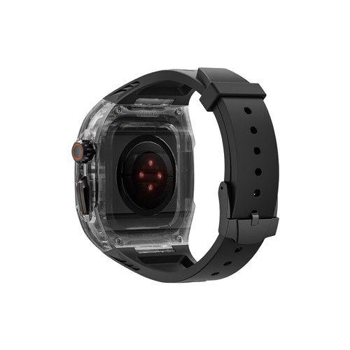 Custodia Trasparente Cinturino Silicone per Apple Watch Ultra e Ultra2 49mm 40/41/44/45mm - Foto 41 di 63
