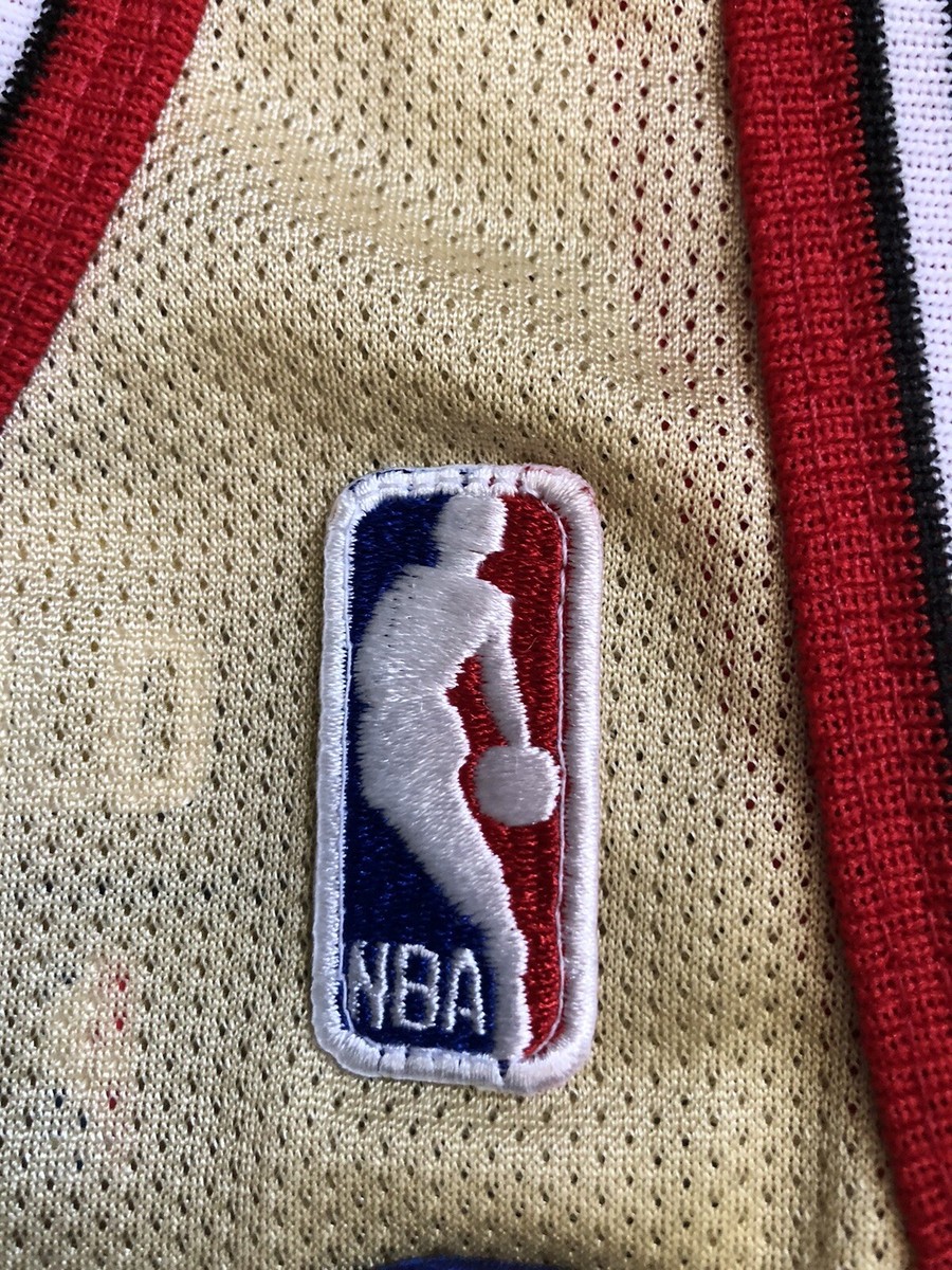 Champion Michael Jordan #23 Chicago Bulls Gold NBA Vintage Jersey