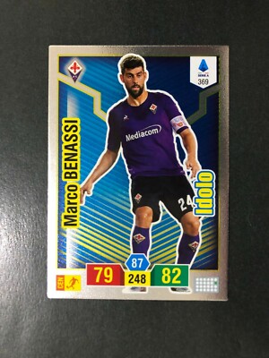 PANINI ADRENALYN 2019/20 IDOL BENASSI FIORENTINA Footballers Card No 369 NEW