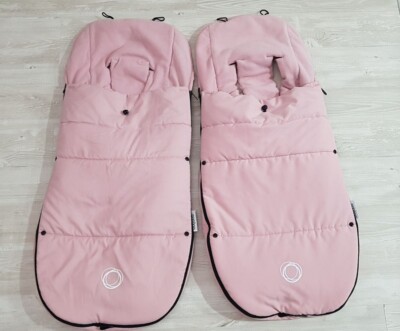 Bugaboo Fußsack Cosytoes zartrosa Esel Büffel Fuchs Kameleon Schmetterling 2 x 