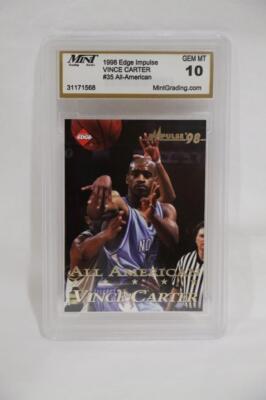 1998 Edge Impulse Vince Carter #35 All-American Mint GEM-MT 10 - 30076