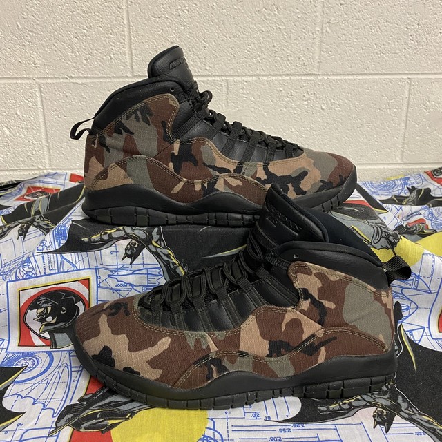 Jordan 10 Retro Woodland Camo 2019 for 