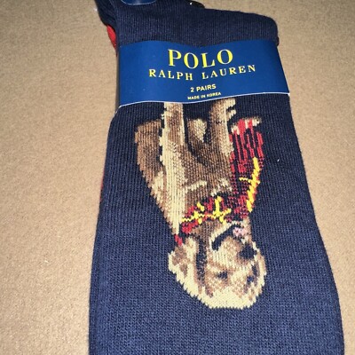 Polo Ralph Lauren Men's XL Crew 2 Dress Socks Golden Retriever/Plaid 12-17 | eBay Polo Ralph Lauren Men's XL Crew 2 Dress Socks Golden Retriever/Plaid 12-17 | eBay