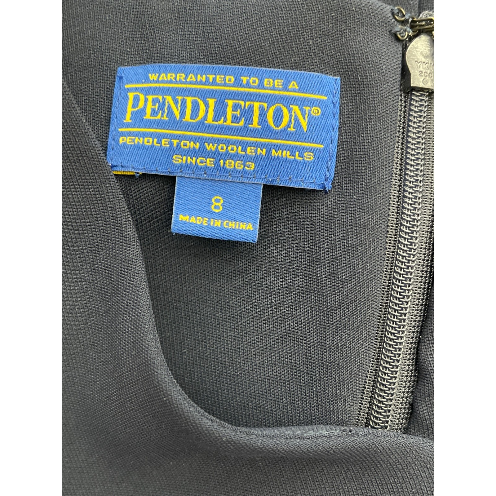 Pendleton Sleeveless Split-Neck Career Dress Size… - image 10