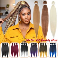 1-5PCS Pre-Stretched EZ Braid Hair Extensions Jumbo Box Braiding Christmas Ombre
