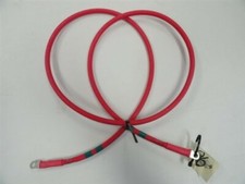 CABLE CABLE ESTAÑADO BATERÍA ROJO CALIBRE 1 AWG SAE J1127 CON TERMINALES 7' BARCO