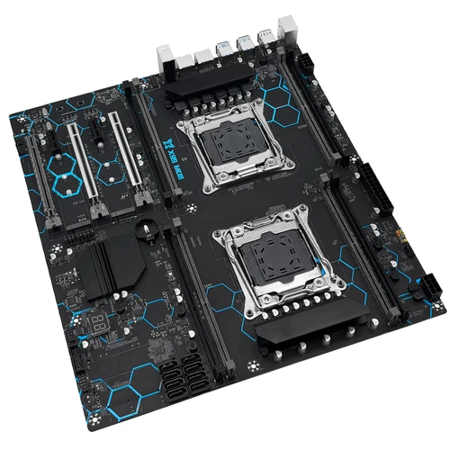 Placa madre LGA2011-v3 X99 doble CPU M.2 DDR4 RAM compatible con Intel i9/i7/i5 Xeon E5 V3/4 - Imagen 4 de 5