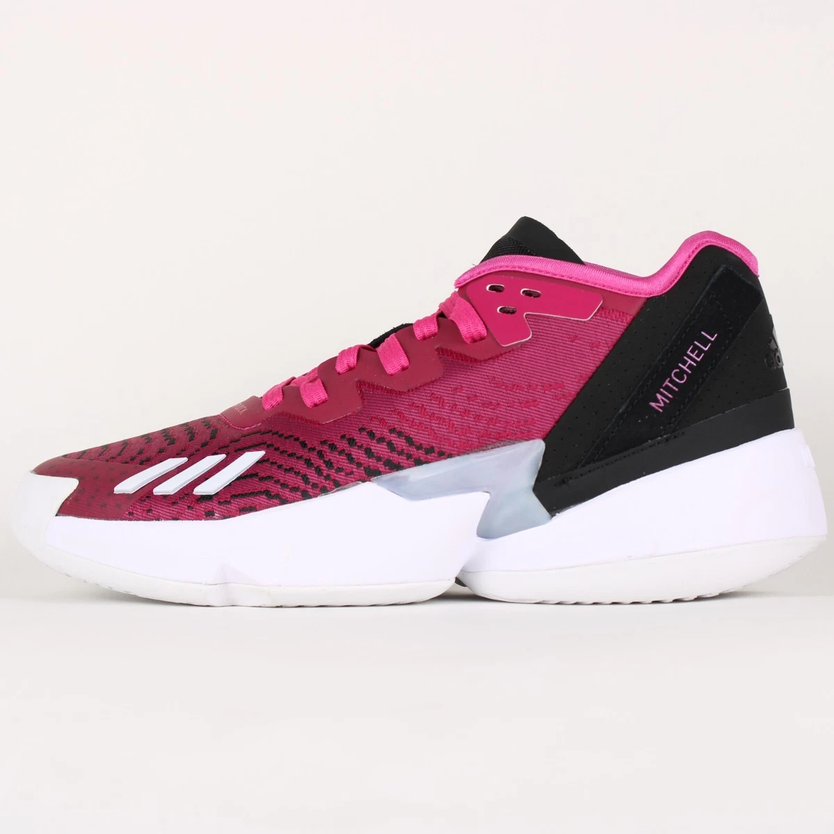 Donovan mitchell shoes black and pink hotsell