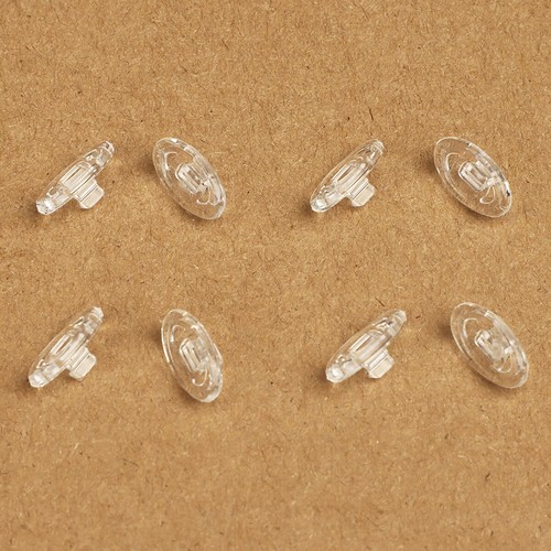4 Pairs Clear Replacement Nose Pads Piece for Revo Thin Shot RE3090 Eyeglasses - Picture 1 of 7