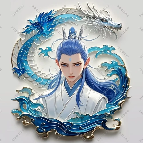 The Demon Child of Nezha 2 Came Into The World Metal refrigerator sticker - Picture 8 of 9