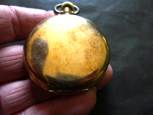 Reloj Bolsillo Zenith Lleno de Oro Dennison Estrella Caja Cuerda Manual. 52mm. Funcionando.. Foto 3 de 4