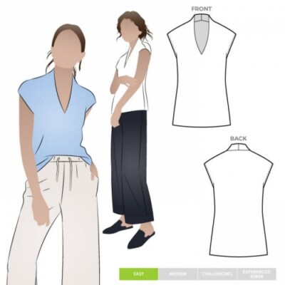 Style Arc Schnittmuster Como Top Damen Größen 18-30