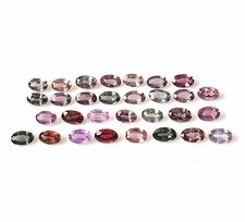 5X3 MM Oval Cut Natural Multi Color Spinel Faceted Wholesale Gemstone 30 Pieces