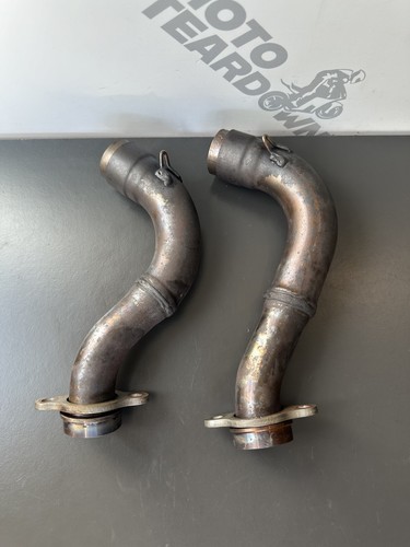 APRILIA TUONO V4 1100 Factory Exhaust Down Pipes Exhaust Link Pipes OEM 2017 - Picture 14 of 23