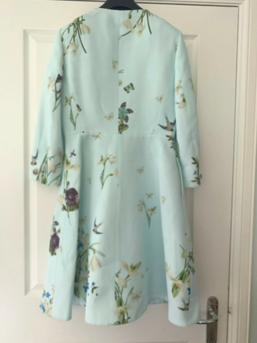 BNWT Ted Baker Baby Blue Spring Meadow Racheel Coat 8 10 12 14 TED 1 2 3 4