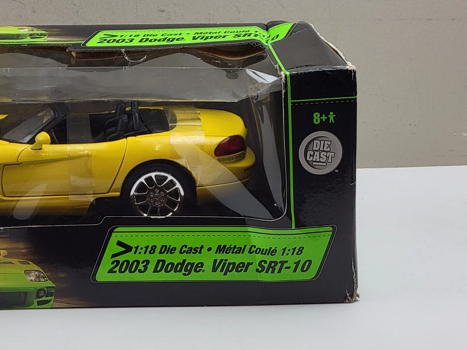Dodge Viper SRT-10 2003 diecast Fast & the Furious Racing Champions escala 1:18 Foto 3 de 4