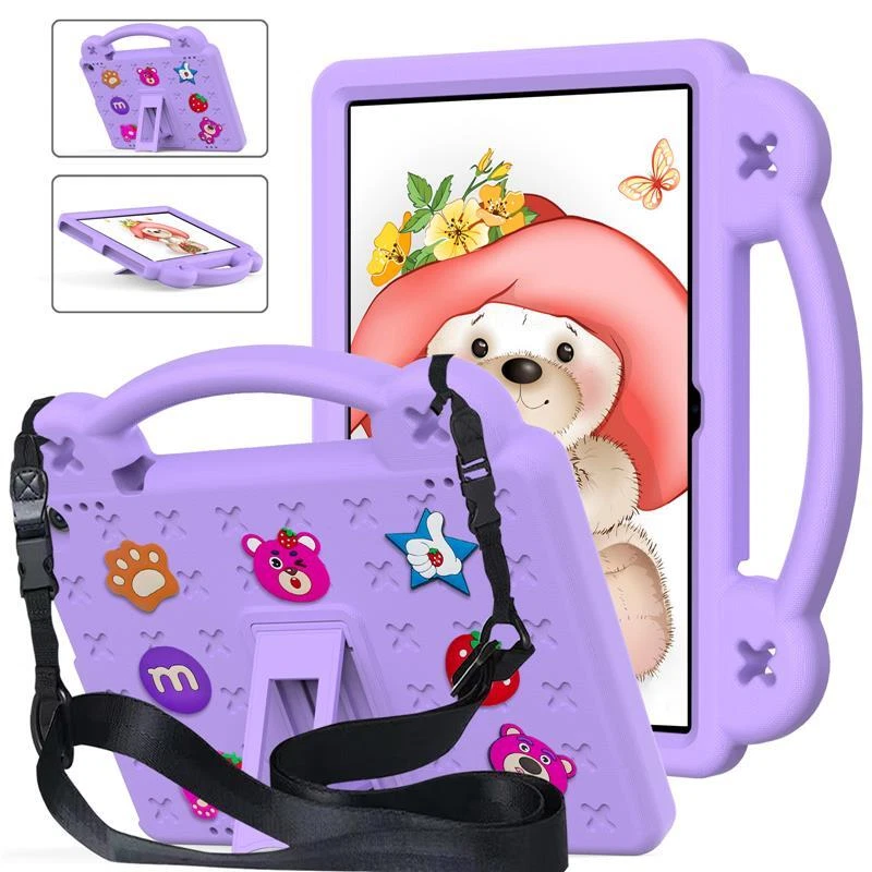 Kid Case Fr Amazon Fire HD 10 Plus 13th 11th Shockproof Handle Stand Strap Cover - Image 4 of 4