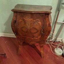 Coppia di comodini antichi noce radica Luigi XIV- epoca '700 18th