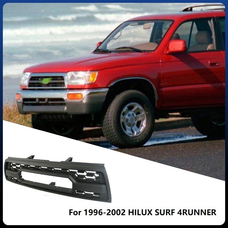 Car Grille For HILUX SURF 4RUNNER 1996-2002 ABS Front Grille With Light
