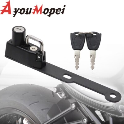 For Kawasaki Z900 Z900 RS 17-2023 Black Helmet Anti-theft Security