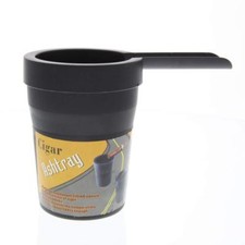 Eclipse Durable Black Cigar Cigarette Ashtray, Car Auto Home Cup Holder Ashtray