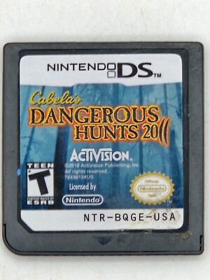 Cabela's Dangerous Hunts 2011 (Nintendo DS) - Cartridge Only - Tested, Working