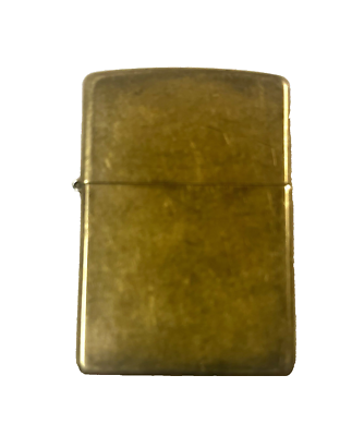 vintage marlboro zippo lighter brass cowboy with lasso rare .Good